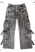 Jeans Baggy Cargo Pants Gray